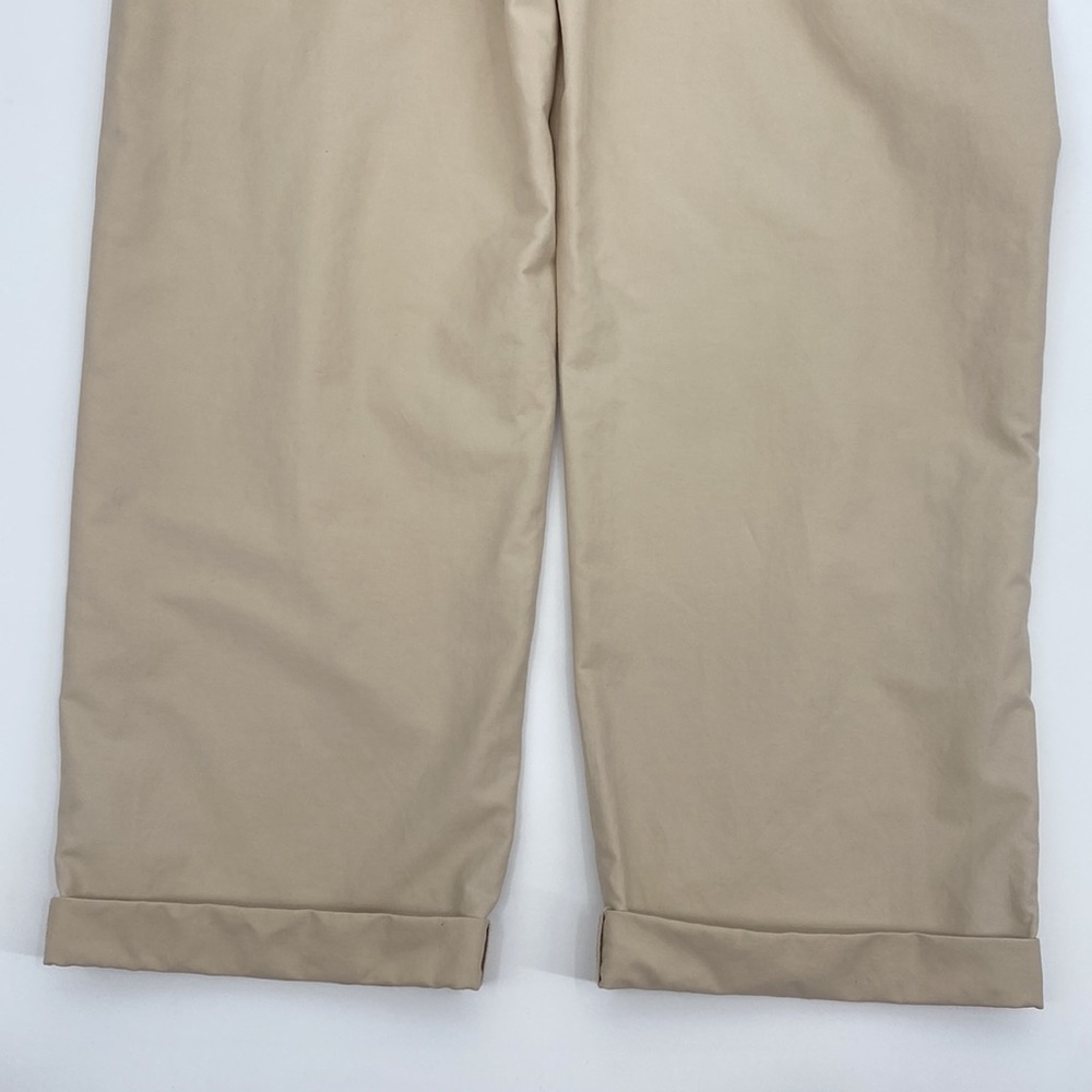 TWP Size Womens 12 Tan Office Ankle Pants - Picture 9 of 13